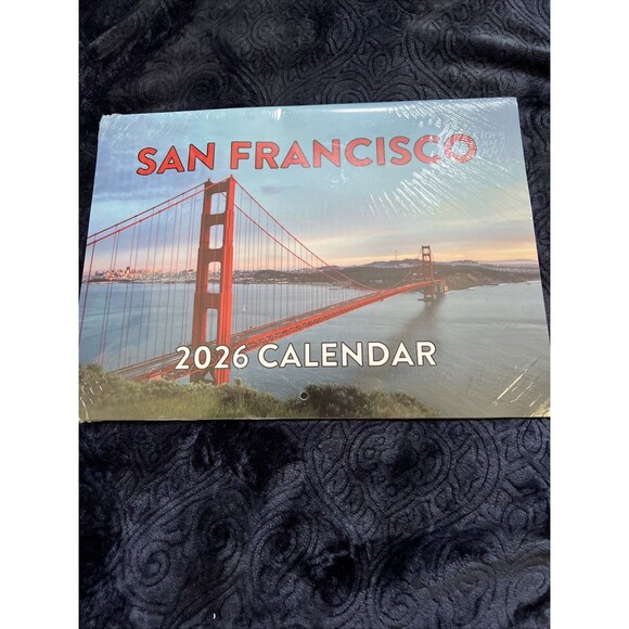 Decor Logistics Other - San Francisco Calendar 2026 Monthly Wall Calender 12 Month New